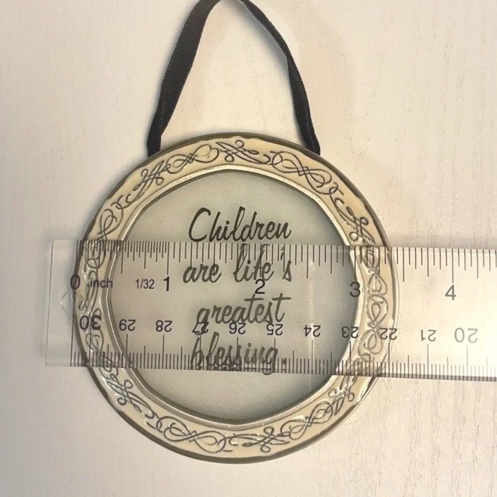 Inspirational Gift Wall Home Decor Children are lifes greatest‎ blessing Cream